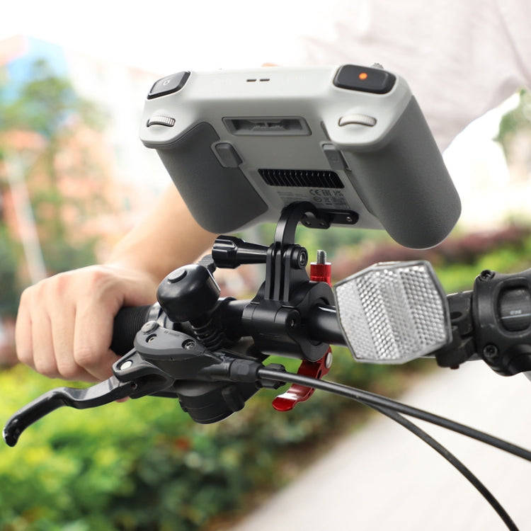 For DJI Mini 3 Pro / RC1 Sunnylife MM3-ZJ400 Remote Control Shooting Camera Bicycle Clip(Black)