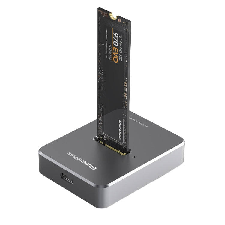 Blueendless SD03 M.2 SATA/NVME Dual Protocol Solid-State Hard Disk Base(Gray)