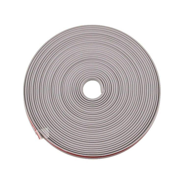 8m/roll Car Wheel General Sticker Modified Protection Sticker Anti-collision Strip(Gray)