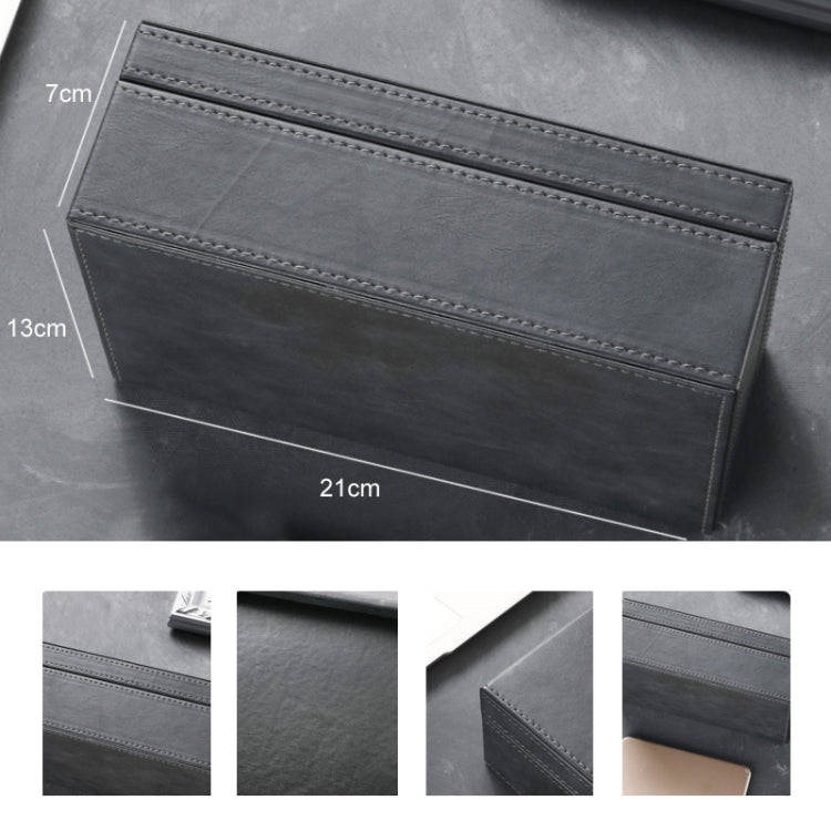 Crazy Horse Pattern Mobile Phone Radiation Protection RFID Signal Shielding Box(Light Gray)