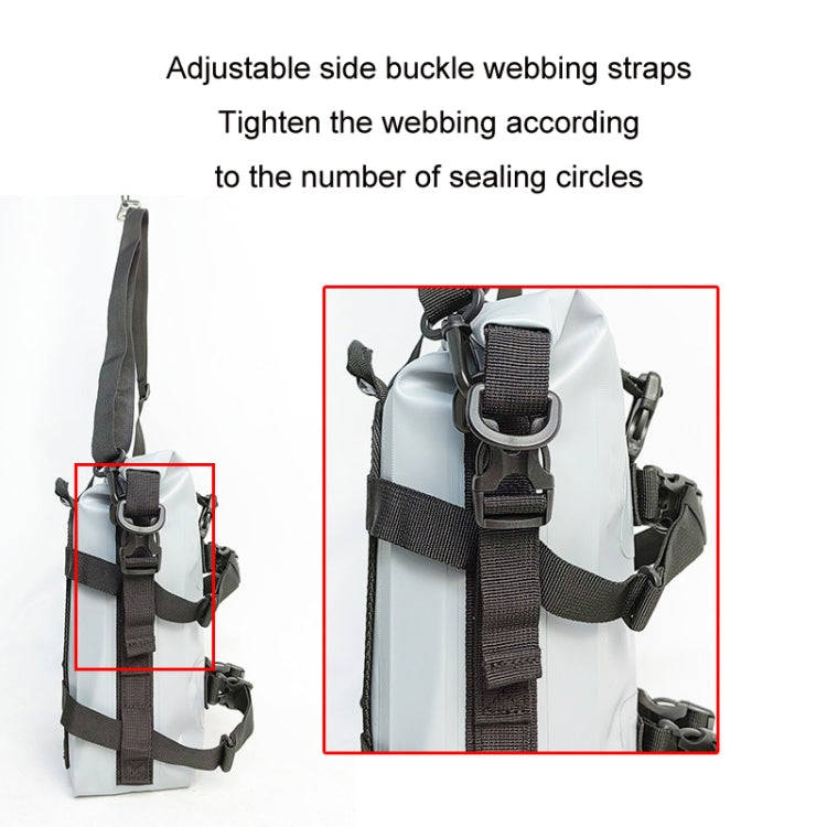 LONGHIKER Motorcycle Quick Release Waterproof Bumper Side Bag(Yellow)
