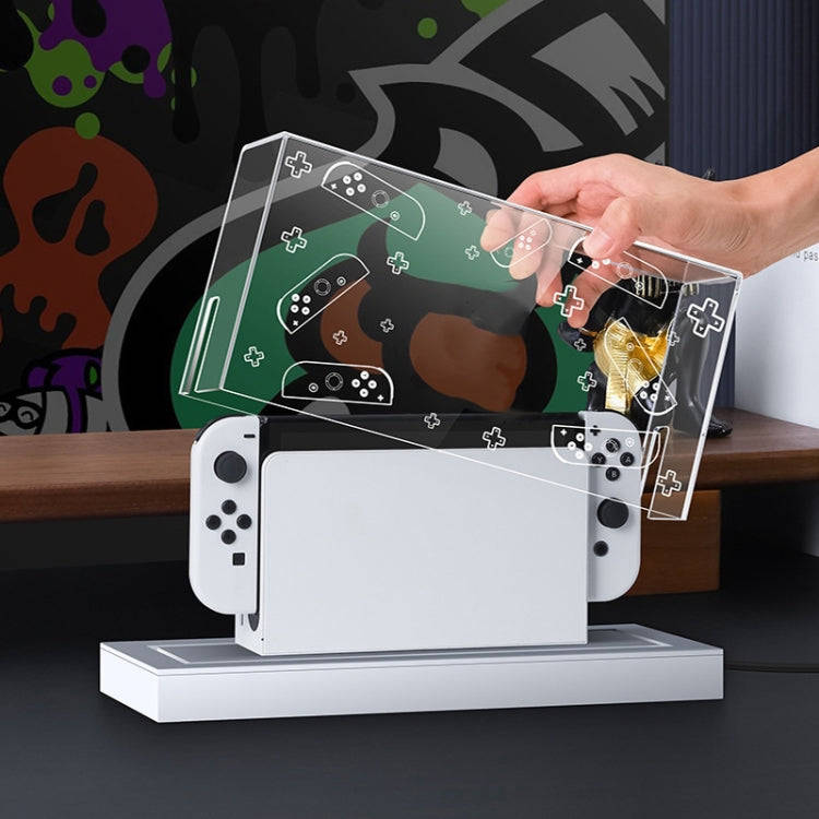 035 for Nintendo Switch/Oled Game Console Display Dustproof Cover, Spec: Gengar