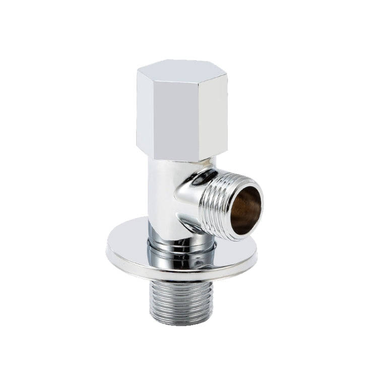 Hot and Cold Water Pipe Faucet 4 Points Water Stop Switch Valve, Style: Six-side Universal Alloy ...
