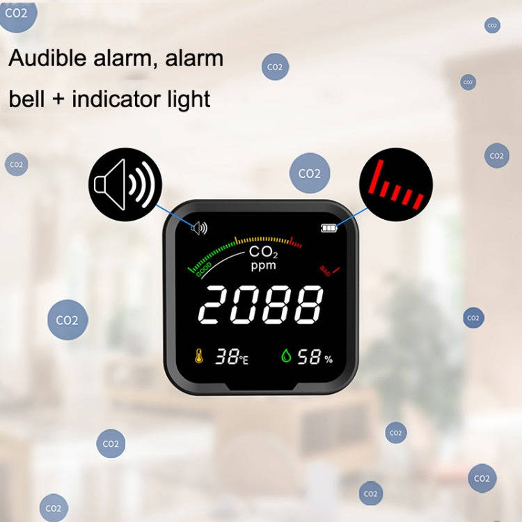 PTH-9C Gas Detector Infrared Carbon Dioxide Detector Temperature And Humidity Meter