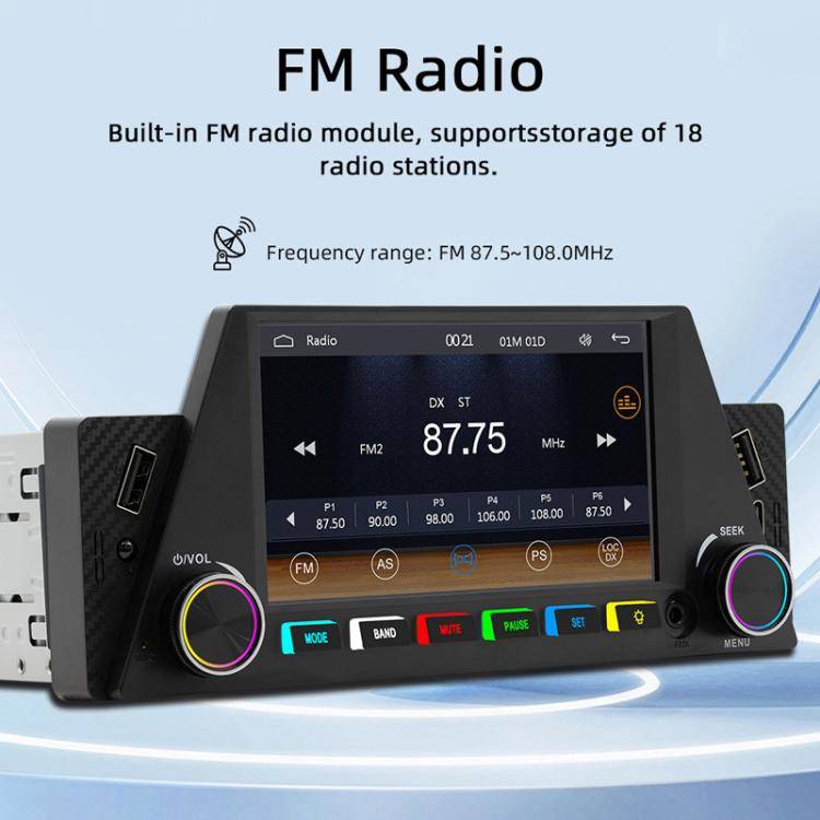 4.7 inch AUTO/CarPlay Navigation Bluetooth FM Radio Car MP5(161C)
