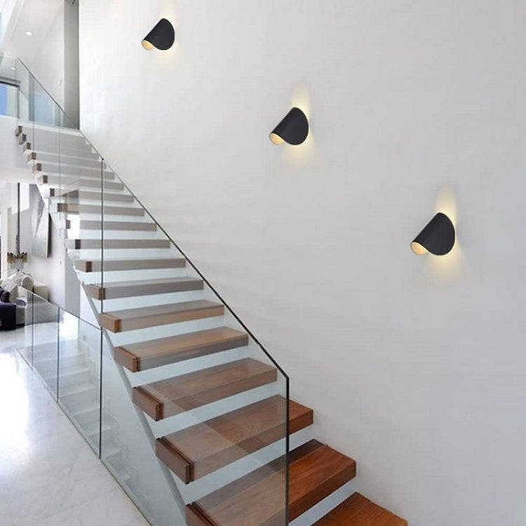 Showroom Bedroom Bedside Lamp Rotating LED Color Wall Lamp, Color: White(Warm Light)