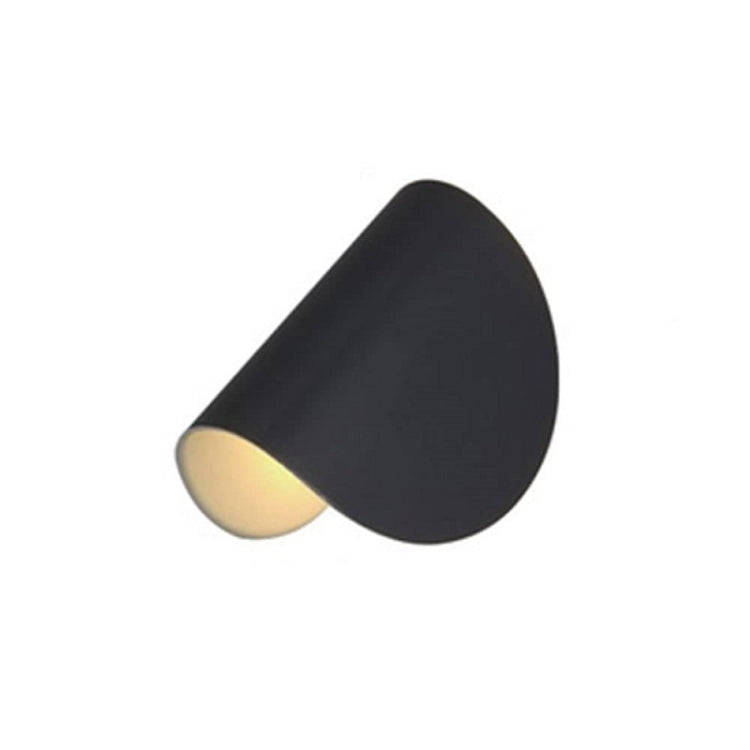 Showroom Bedroom Bedside Lamp Rotating LED Color Wall Lamp, Color: Black(White Light)