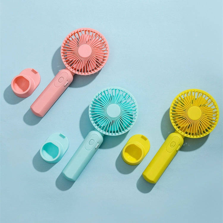 M9 Handheld Mini Fan Outdoor USB Charging Desktop Fan 2500mAh(Yellow)