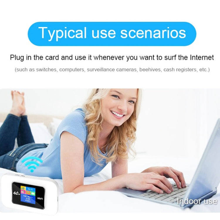 D921 4G Portable Plug-In Card Router Support Malay MOD Modem Portable WIFI Wireless Hotspot(White)