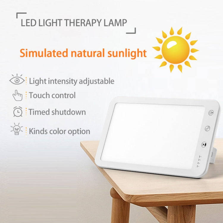 JSK-30 LED Timing Intelligent Dimming SAD Therapy Lamp, Specification: With Power Line+EU Plug