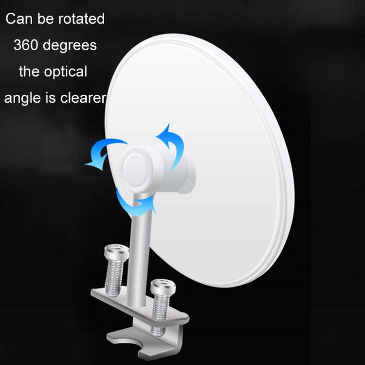 1pair Car Rearview Auxiliary Mirror Blind Spot Viewing Mirror(Silver)