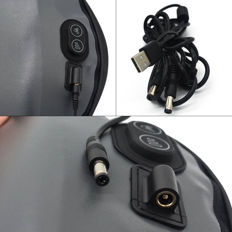 SR-21 Car Lumbar Cushion Headrest Seat Memory Foam Accessories, Style: Massage Headrest (Black)