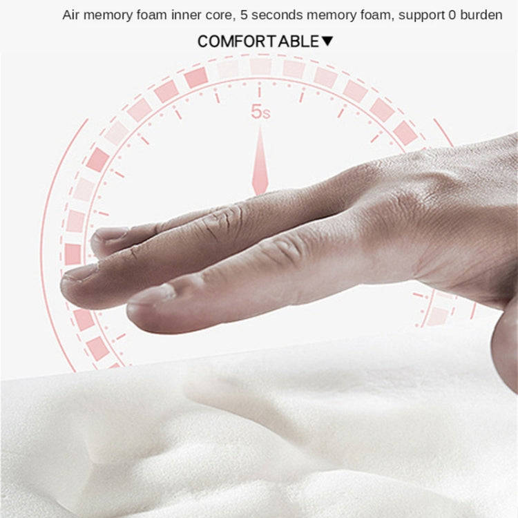 SR-21 Car Lumbar Cushion Headrest Seat Memory Foam Accessories, Style: Massage Lumbar Support (Br...