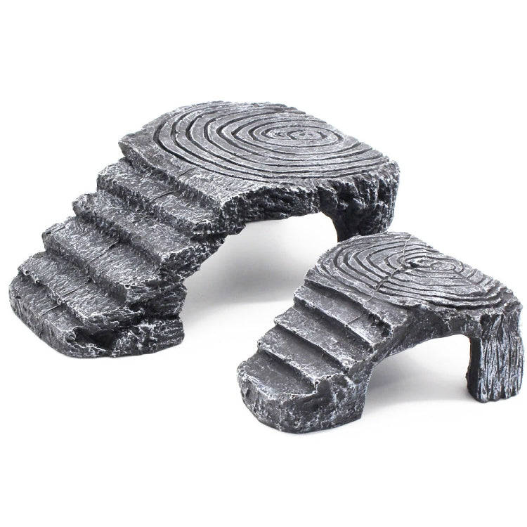 Large Turtle Aquascape Climbing Platform Reptile Hiding Cave Three Legged Turtle Platform