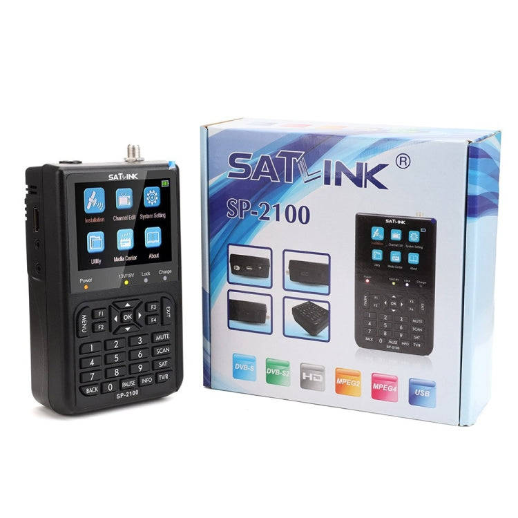 SATLINK SP-2100 HD Finder Meter Handheld Satellite Meter(AU Plug)
