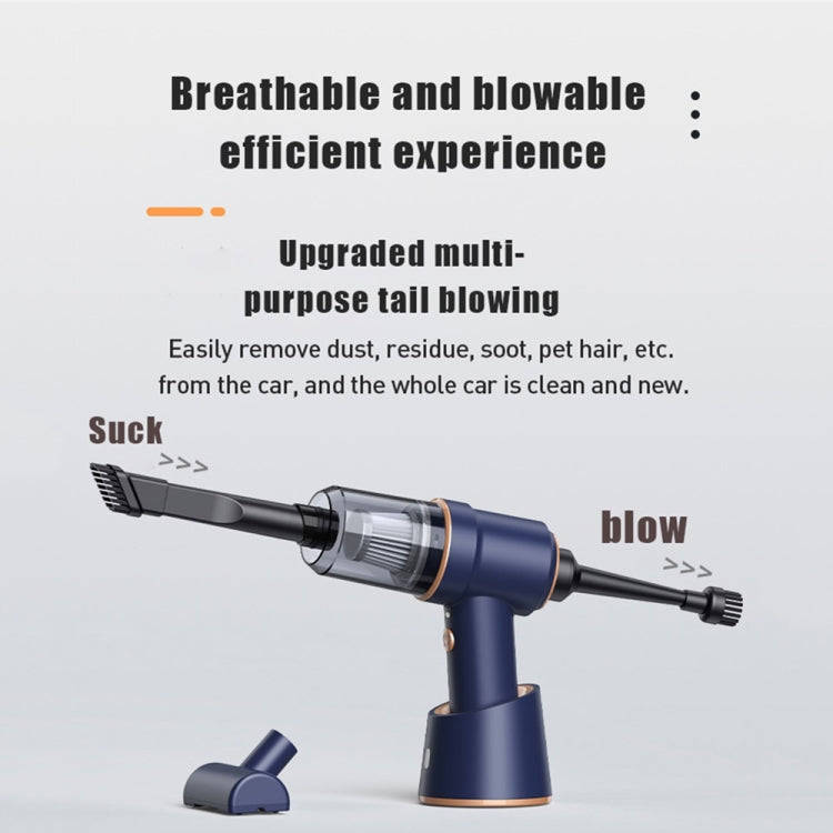Small Wireless Charging Car Vacuum Cleaner Handheld High Power Vacuum Cleaner, Sort by color: 117...