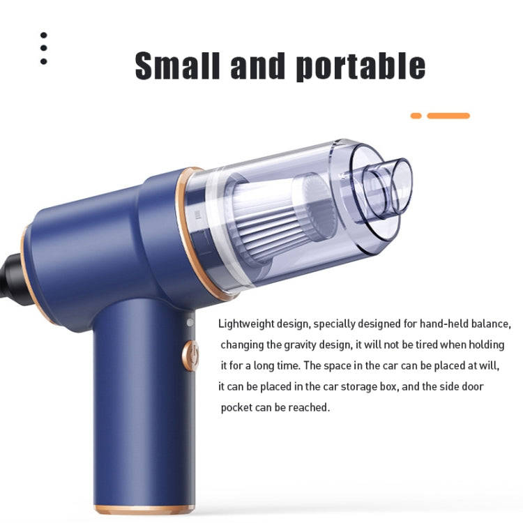 Small Wireless Charging Car Vacuum Cleaner Handheld High Power Vacuum Cleaner, Sort by color: 117...