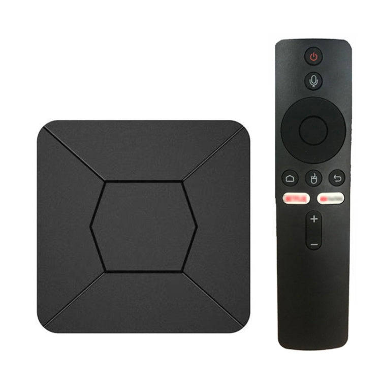Q5 TV Set-Top Box 2G+8G Dual WiFi+Bluetooth Voice Remote HD Player(UK Plug)