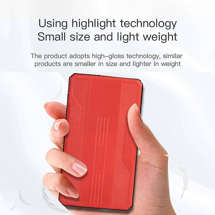 R23 Car Emergency Start Large Capacity Power Bank With LED Light(Red)
