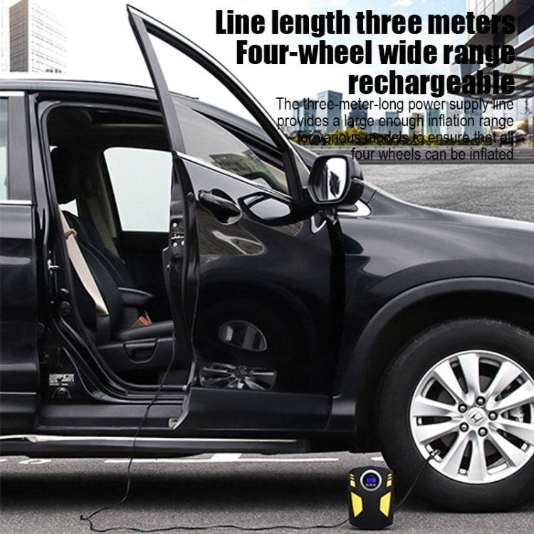 SUITU  ST-5002 DC 12V Car Air Compressor Tire Inflator 150 PSI Auto Air Pump Pointer Model+Toolbox