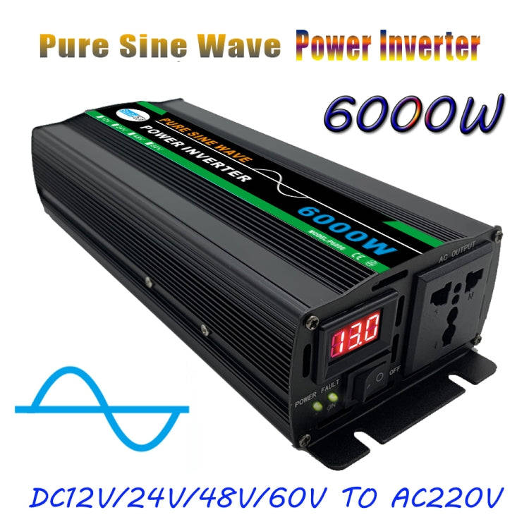 6000W (Actual 1000W) 48V to 220V High Power Car Sine Wave Inverter Power Converter