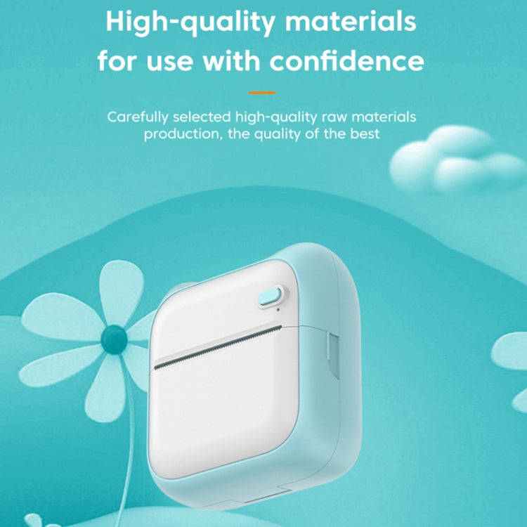 A31 Bluetooth Handheld Portable Self-adhesive Thermal Printer, Color: Blue