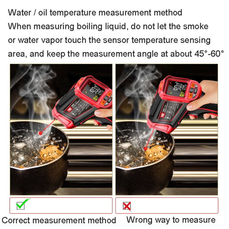 TASI TA603B -32-1380 degrees Celsius Color Screen Infrared Thermometer Industrial Electronic Ther...