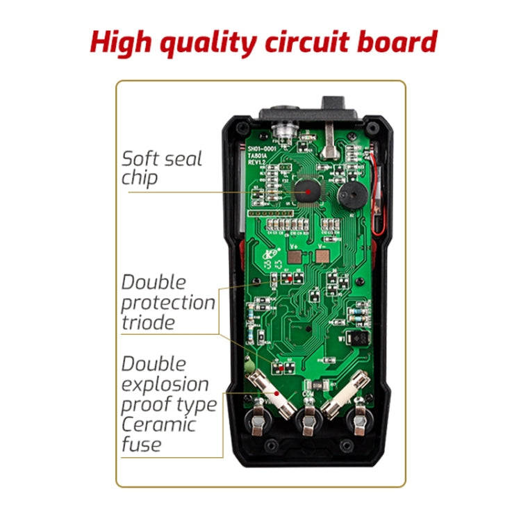 TASI TA801A Digital Multimeter Fully Automatic Multifunctional Digital Current Meter(Manual Model...