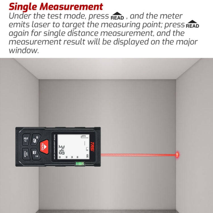 TASI TA511A 50m Laser Handheld Distance Measuring Room Infrared Measuring Instrument