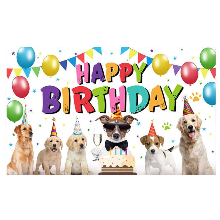 180x90cm Animal Birthday Theme Backdrop Cloth Party Decoration(2023SRB96)