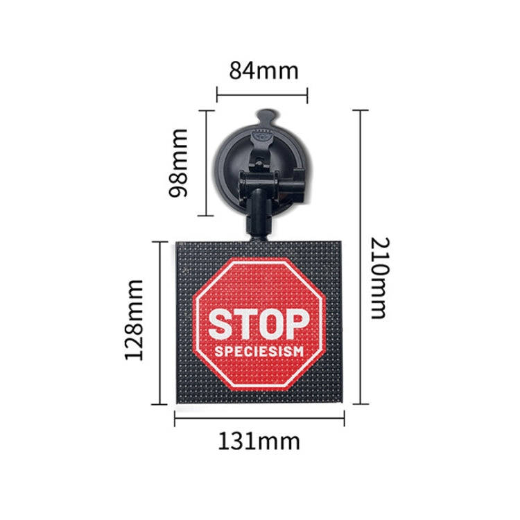 LED Dynamic Emoticon Car Bluetooth Display Screen 5V USB Interface