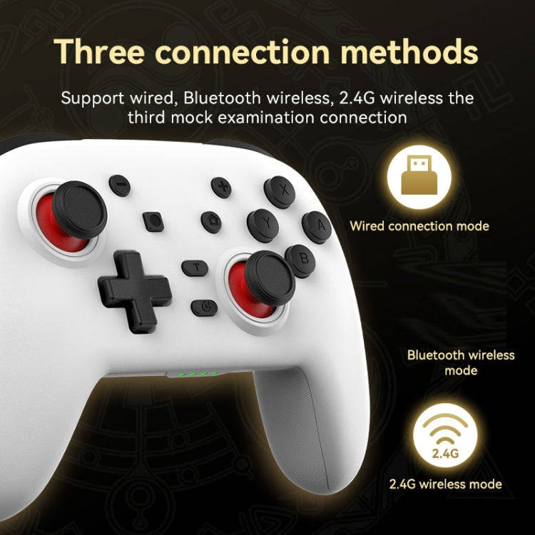 Wireless Bluetooth Somatosensory Vibration Gamepad For Nintendo Switch/Switch PRO(S07 Black)