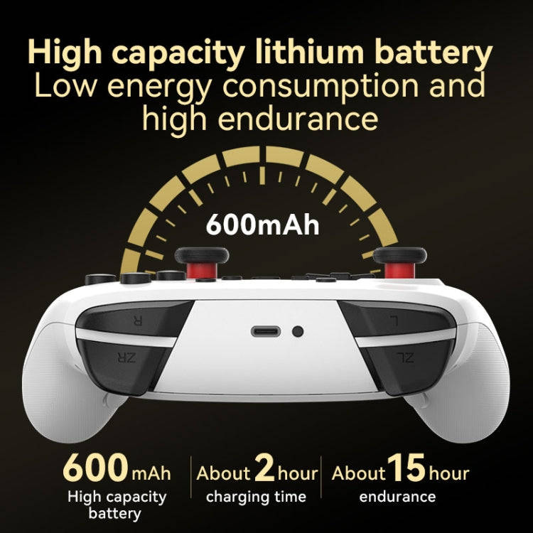 Wireless Bluetooth Somatosensory Vibration Gamepad For Nintendo Switch/Switch PRO(S07 Black)