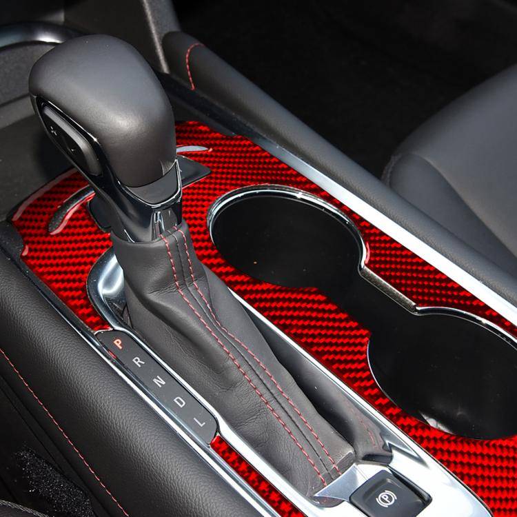For Chevrolet Malibu 2016-2024 A Model Left-hand Drive Gear Panel Sticker(Red)