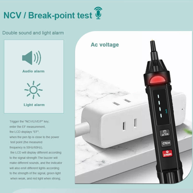 WinAPEX  ET8909  Digital Multimeter Voltage Test Pen Capacitance Meter Diode NVC Tester