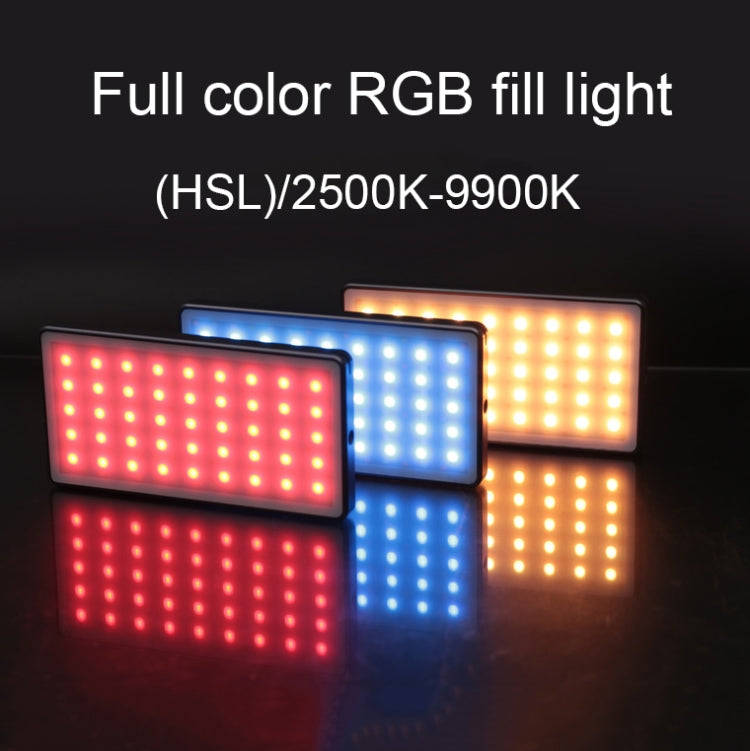135 LEDs Live Fill Light Handheld Adjustable Photography Light Camera Pocket Light(Full-color RGB)