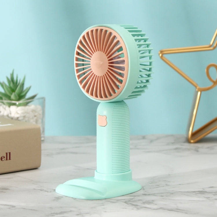 Handheld Small Fan Portable Mini Pocket Fan(Green)