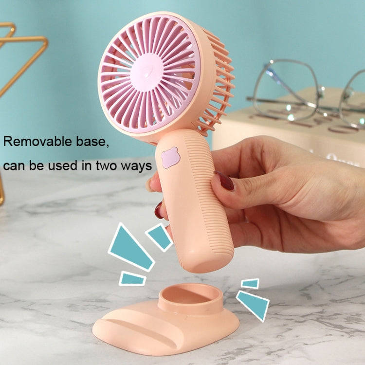 Handheld Small Fan Portable Mini Pocket Fan(Pink)