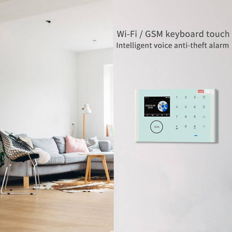 CS118   WIFI+GSM Tuya Smart Voice Alarm System Supports Amazon Alexa/ Google Assistant, Spec: Pac...
