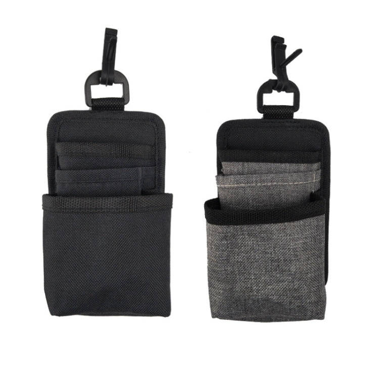 Vehicle Air Outlet Storage Bag Multi-function Document Change Storage Bag(Grey)