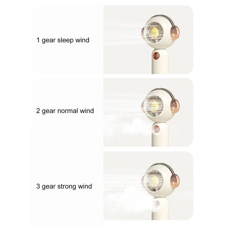 Without Blade Spray Handheld Children Small Fan(Pink)