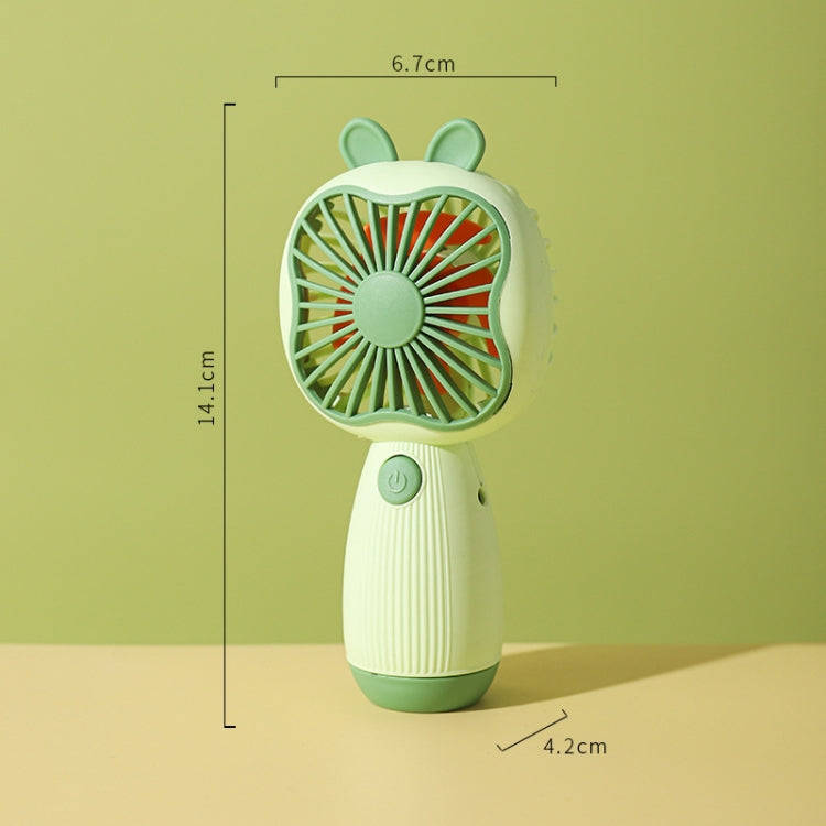 Cartoon Handheld Children Small Fan(White)