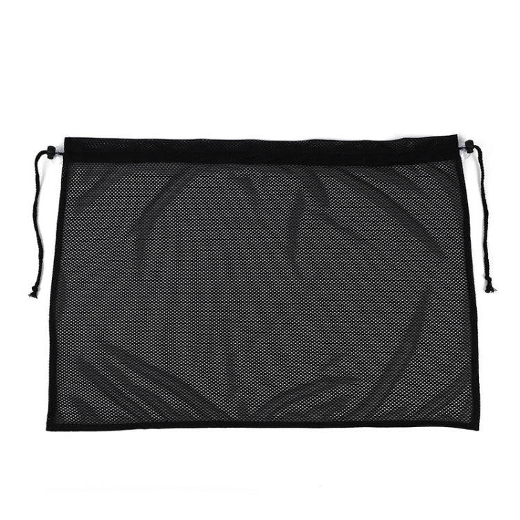 2pcs Car Curtain Sun Protection Mesh Suction Cup Sunshade(Black)