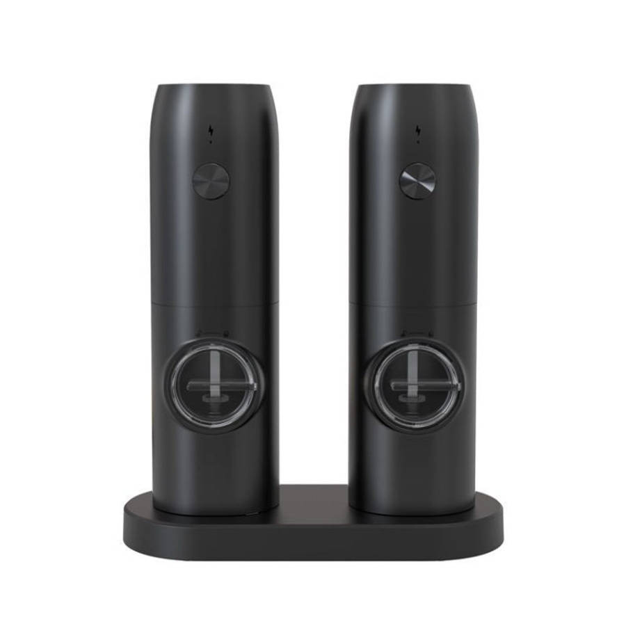 Electric Automatic Salt And Pepper Grinder Set With Charging Base, Model: K2 KYMQ-17C
