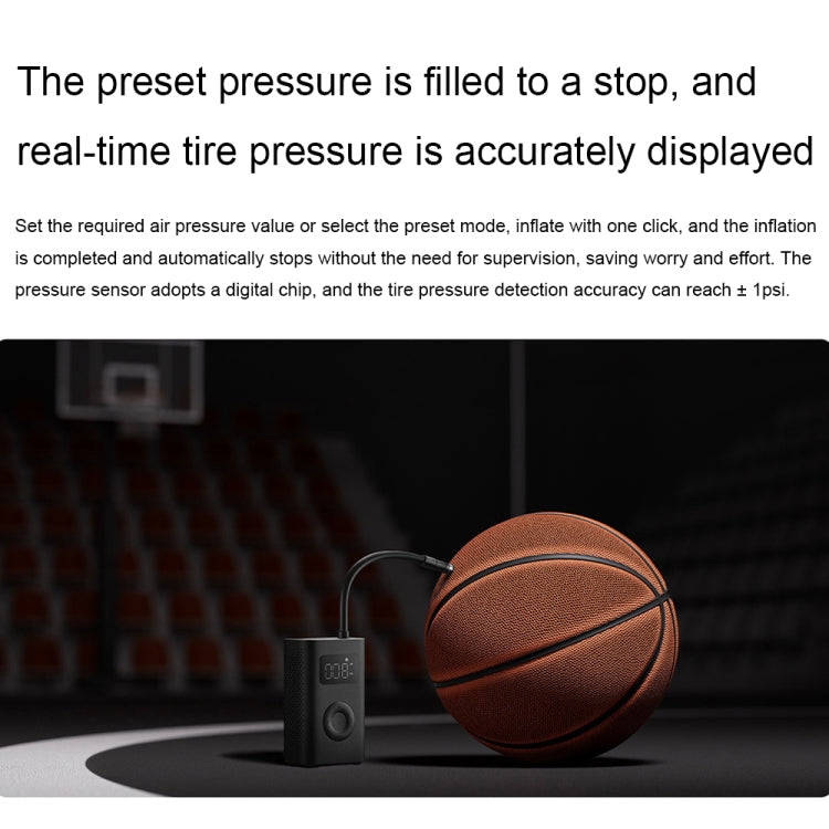 Xiaomi Mijia Portable Universal Car Air Pump Bicycle Tire Pump Electric Air Compressor(Air Pump 2)
