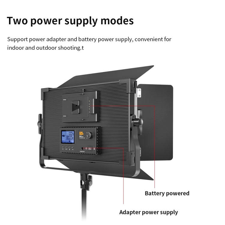 Pixel P45pro High Bright Dual Color Temperature Fill Light 120W Normal Bright Studio Camera Soft ...