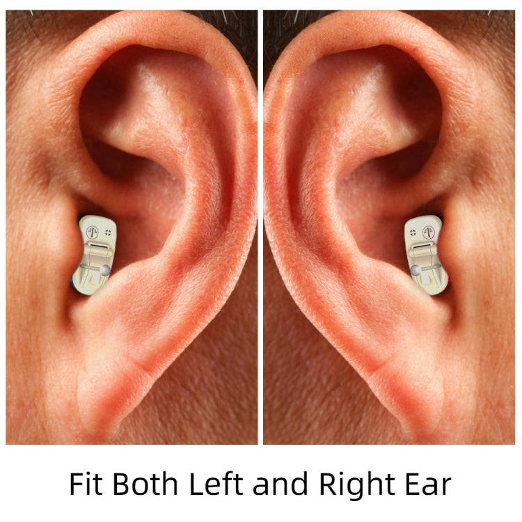 AN127 Invisible In-Ear Hearing Aid Sound Amplifier For The Elderly And Hearing Impaired(Red Right...