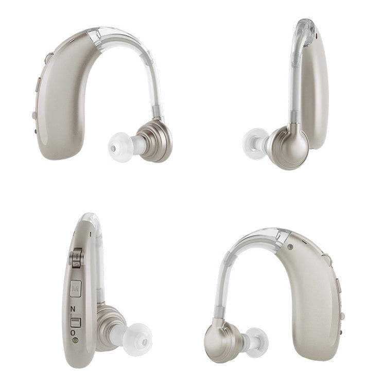 USB Charging Earhook Noise Reduction Hearing Aid Sound Amplifier(Skin-color)