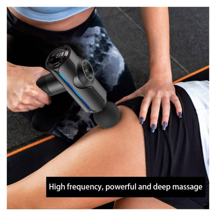 20-speed Touch Control Fascia Massager with 6 Massage Heads,CN Plug(Silver)
