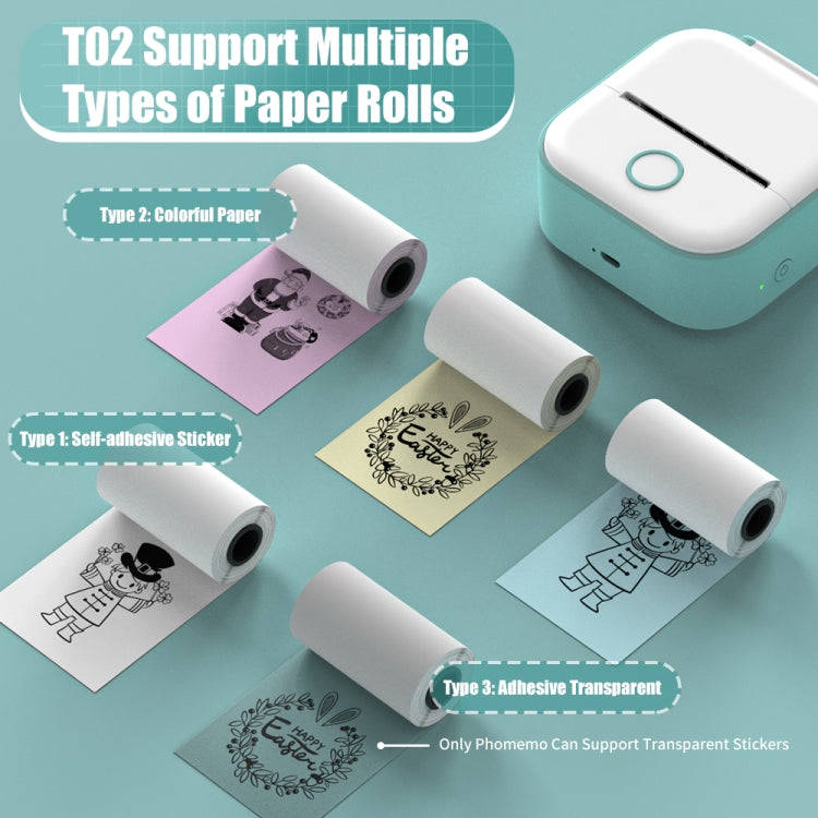 Phomemo T02 Standard Error Mini Pocket Small Portable Bluetooth Phone Photo Label Thermal Printer...